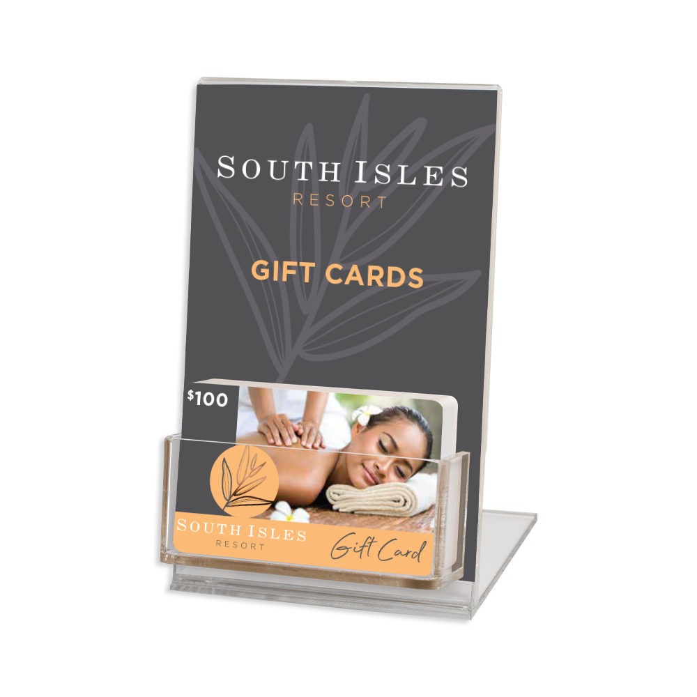 4x6 Acrylic Gift Card Display Stand