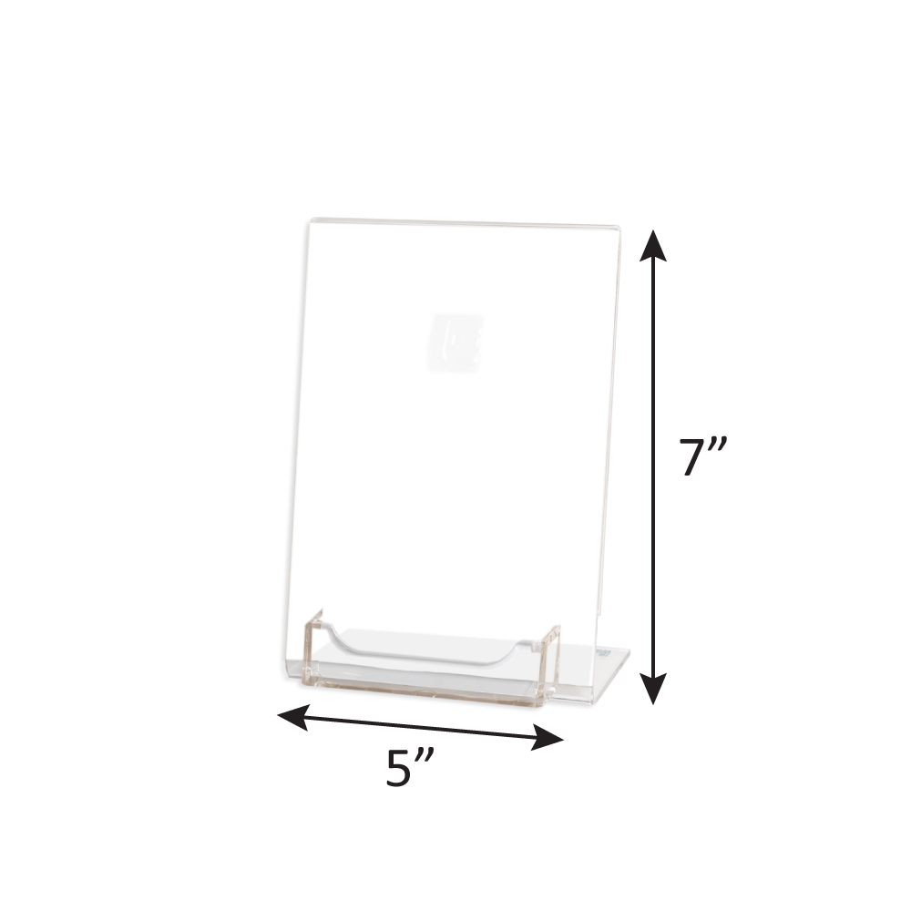 5x7 Acrylic Gift Card Display Stand