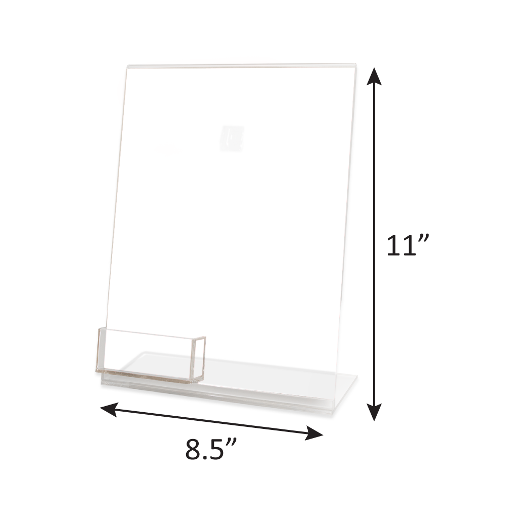 Single Pocket Acrylic Display Stand