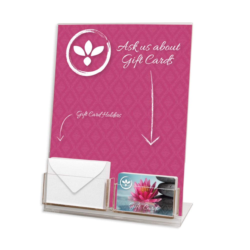 Gift Card and Envelope Acrylic Display Stand