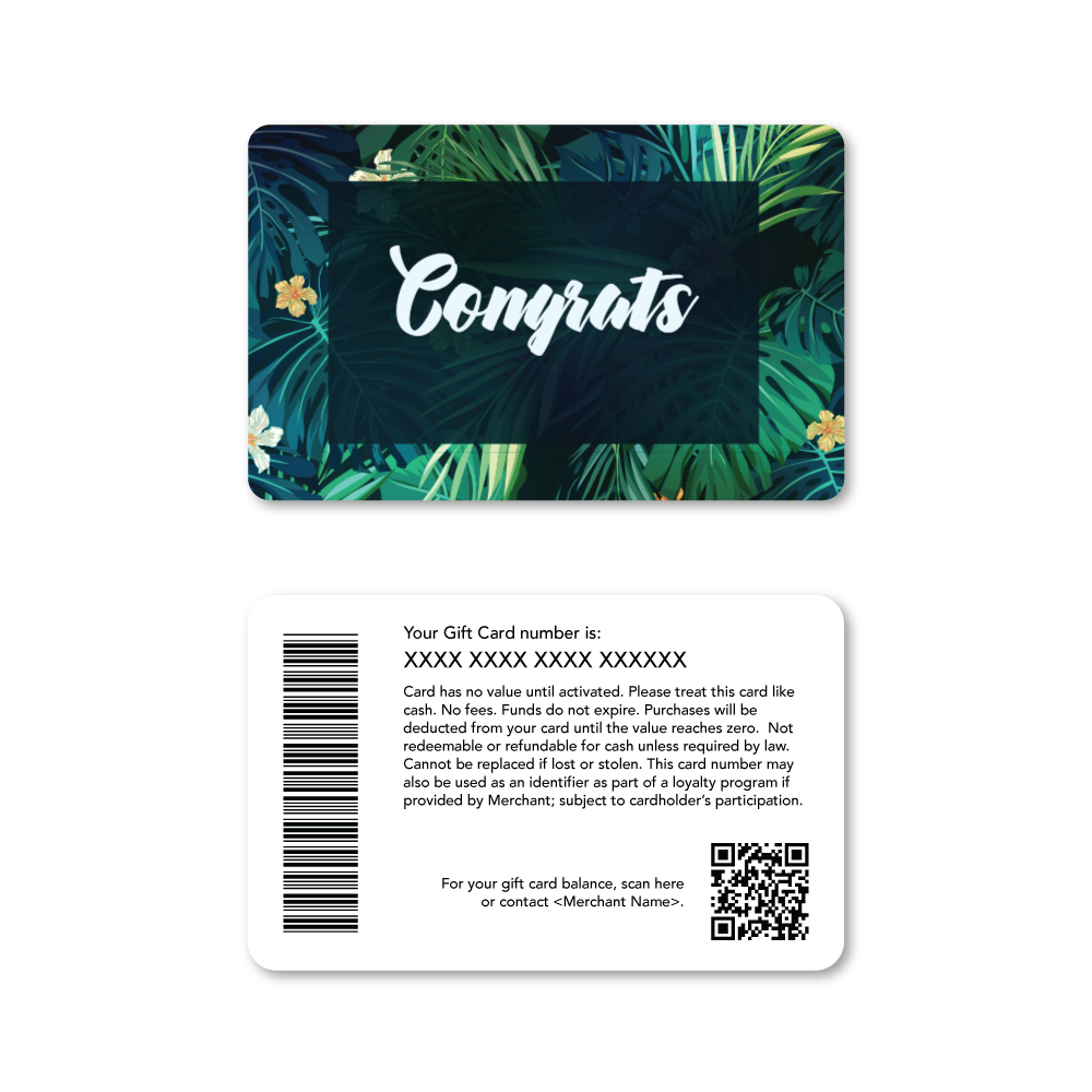Palm Leaves Gift Cards