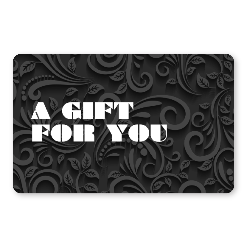 Gift Cards Black Artistic