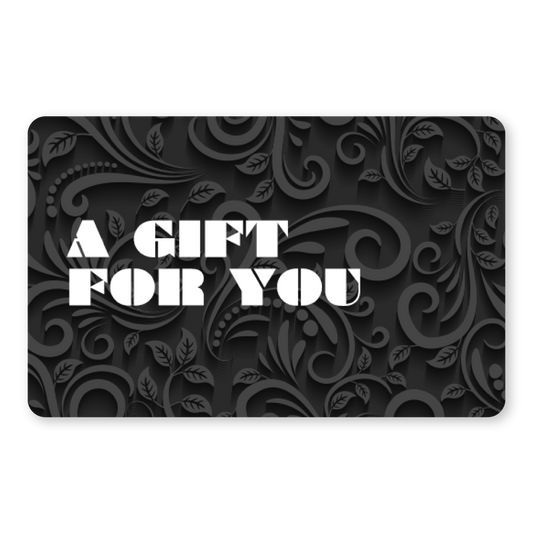 Gift Cards Black Artistic